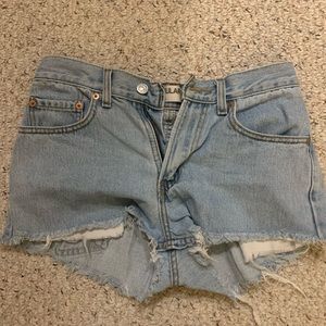Levi’s cut off shorts